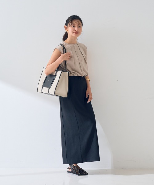 Rouge vif(ルージュヴィフ)の「【DEMELLIER/デメリエー】The Capri キャンパストートバッグ(トートバッグ・レディース・ブラック・フリー)」の8枚目の写真