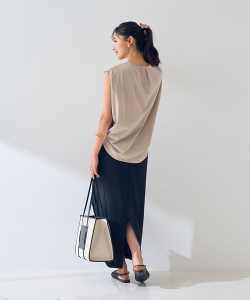 Rouge vif(ルージュヴィフ)の「【DEMELLIER/デメリエー】The Capri キャンパストートバッグ(トートバッグ・レディース・ブラック・フリー)」の10枚目の写真