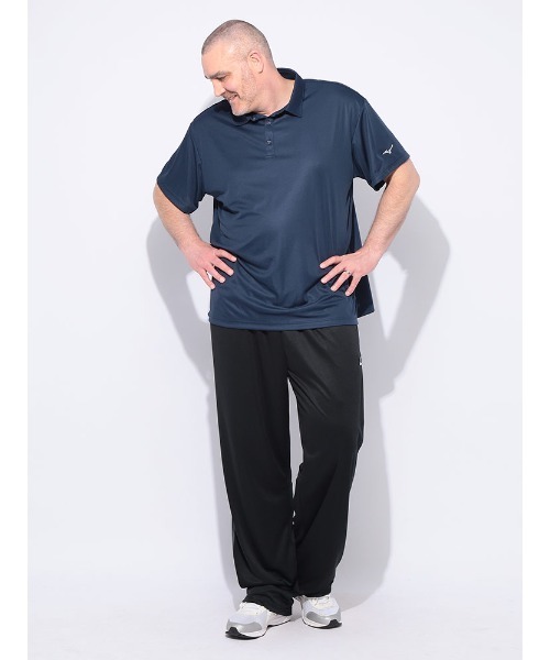 MIZUNO(ミズノ )の「MIZUNO (ミズノ) NAVIDRY 無地 半袖 ポロシャツ(ポロシャツ・メンズ・ブラック/ネイビー/ホワイト・4L/5L/3L)」の14枚目の写真
