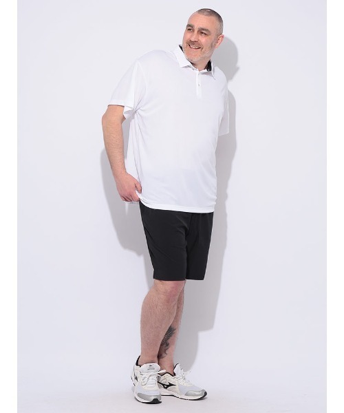MIZUNO(ミズノ )の「MIZUNO (ミズノ) NAVIDRY 無地 半袖 ポロシャツ(ポロシャツ・メンズ・ブラック/ネイビー/ホワイト・4L/5L/3L)」の7枚目の写真