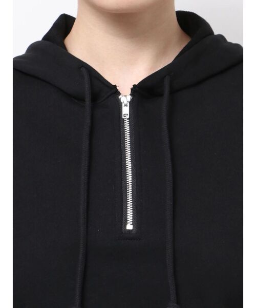 EMODA（エモダ）の「カバージップフーディ（Tシャツ/カットソー・レディース・ブラック/ブラウン/ホワイト・FREE）」の10枚目の写真