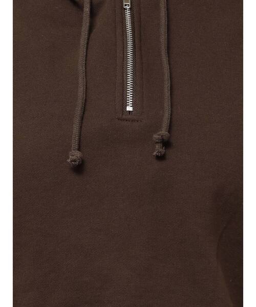 EMODA（エモダ）の「カバージップフーディ（Tシャツ/カットソー・レディース・ブラック/ブラウン/ホワイト・FREE）」の8枚目の写真