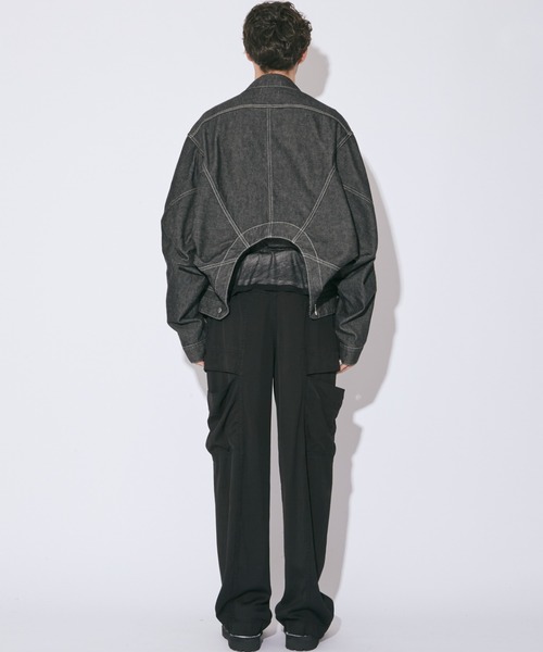 ビューティフルピープル デニムジャケット ユニセックス XXS double-end left hand twill denim blouson – beautiful people