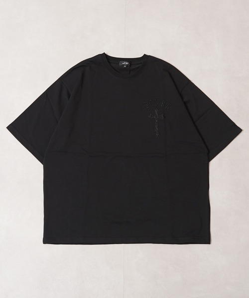 ペイズリークロス アップリケ Tシャツ / Paisley Cross Applique