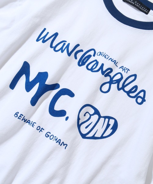 Mark Gonzales(マーク・ゴンザレス)の「【Mark Gonzales/マーク ゴンザレス】アートワークデザイン プリントリンガー半袖Tシャツ(Tシャツ/カットソー・メンズ・ブラック/ホワイト/ホワイト系その他/ホワイト系その他2/グレー系その他/ホワイト系その他5/ホワイト系その他3/ブラック系その他/ホワイト系その他4/グレー・L/M/XL)」の17枚目の写真