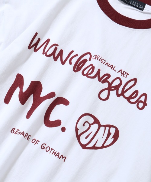 Mark Gonzales(マーク・ゴンザレス)の「【Mark Gonzales/マーク ゴンザレス】アートワークデザイン プリントリンガー半袖Tシャツ(Tシャツ/カットソー・メンズ・ブラック/ホワイト/ホワイト系その他/ホワイト系その他2/グレー系その他/ホワイト系その他5/ホワイト系その他3/ブラック系その他/ホワイト系その他4/グレー・L/M/XL)」の20枚目の写真