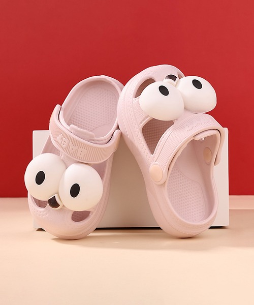 aimoha(アイモハ)の「【aimoha-KIDS-】かわいいビッグアイ 2WAYサンダル (SS)(サンダル・キッズ・イエロー/グリーン/ピンク/ホワイト/ライトグリーン/ブラック・13.0cm/14.0cm/15.0cm/16.0cm/17.0cm/18.0cm)」の6枚目の写真