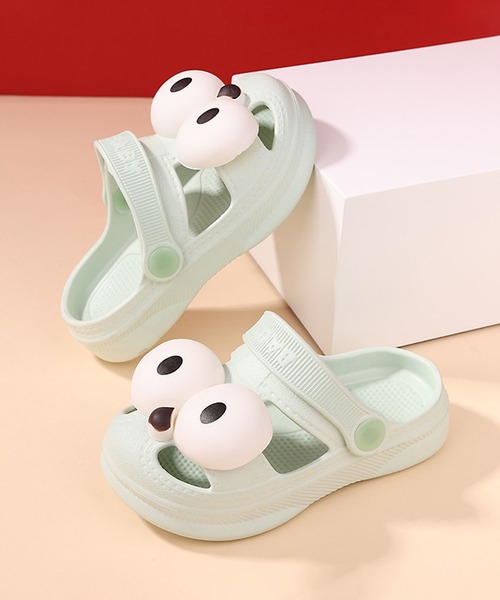 aimoha(アイモハ)の「【aimoha-KIDS-】かわいいビッグアイ 2WAYサンダル (SS)(サンダル・キッズ・イエロー/グリーン/ピンク/ホワイト/ライトグリーン/ブラック・13.0cm/14.0cm/15.0cm/16.0cm/17.0cm/18.0cm)」の13枚目の写真