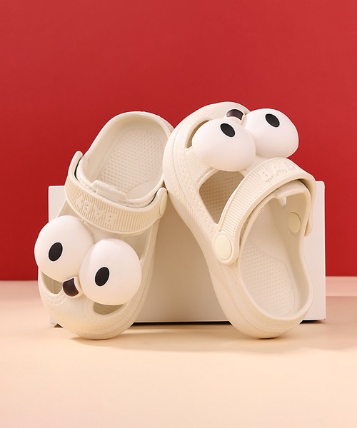 aimoha(アイモハ)の「【aimoha-KIDS-】かわいいビッグアイ 2WAYサンダル (SS)(サンダル・キッズ・イエロー/グリーン/ピンク/ホワイト/ライトグリーン/ブラック・13.0cm/14.0cm/15.0cm/16.0cm/17.0cm/18.0cm)」の9枚目の写真