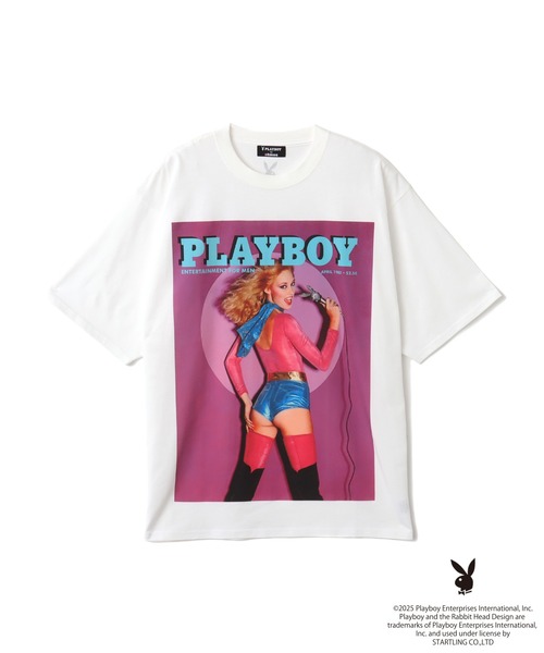 tシャツ PLAYBOY x atmos pink Big T-shirt / プレイボーイ アトモス ピンク ビッグ T シャツ 「SP」 レディー PLAYBOY x atmos pink Big T-shirt / プレイボーイ アトモス