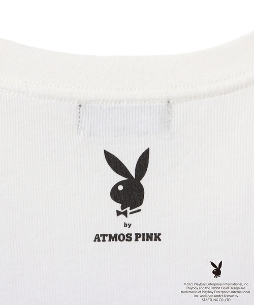 tシャツ PLAYBOY x atmos pink Rhinestone T-shirt / プレイボーイ アトモス ピンク ラインストーン T シャ PLAYBOY tシャツ x atmos pink Rhinestone T-shirt