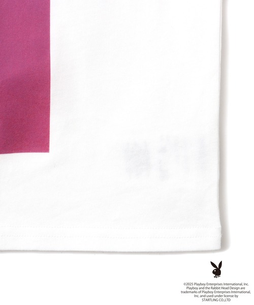PLAYBOY x atmos pink Big T-shirt / プレイボーイ アトモス