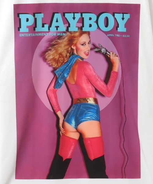 PLAYBOY x atmos pink Big T-shirt / プレイボーイ アトモス