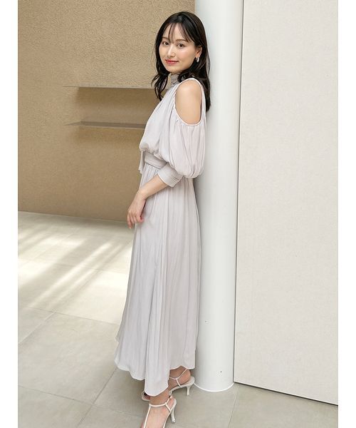 SNIDEL（スナイデル）の「コールドショルダーワンピース（ワンピース 