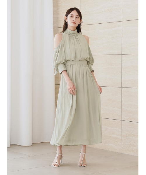 SNIDEL（スナイデル）の「コールドショルダーワンピース（ワンピース