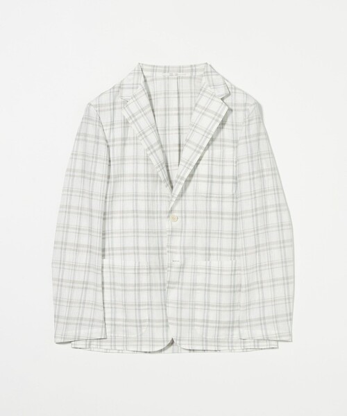 UNITED ARROWS（ユナイテッドアローズ）の「ワッシャー シングル  2ボタンジャケット（テーラードジャケット・メンズ・ホワイト/モカ・50/46/48/52）」の8枚目の写真
