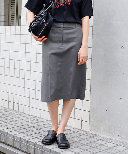 【Low Classic】 CLASSIC H-LINE SKIRT 2色 セール】【LOW CLASSIC/ロウ クラシック】 CLASSIC H-LINE SKIRT