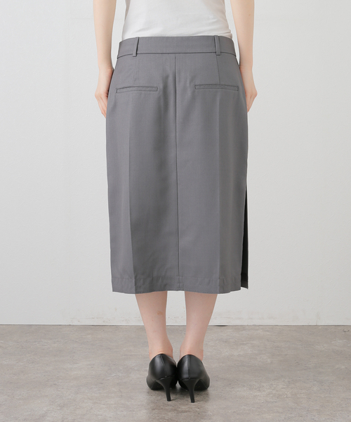 LOW CLASSIC(ロウ クラシック)の「【LOW CLASSIC/ロウ クラシック】 CLASSIC H-LINE SKIRT(スカート・レディース・チャコールグレー・MEDIUM)」の16枚目の写真