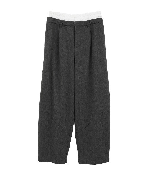 MANOF(マノフ)の「COCOON PANEL PANTS(その他パンツ・レディース・ベージュ/イエロー/チャコールグレー・S/M)」の7枚目の写真