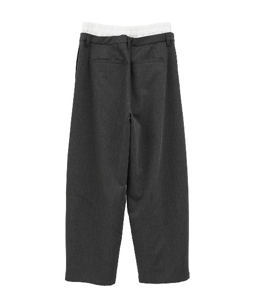 MANOF(マノフ)の「COCOON PANEL PANTS(その他パンツ・レディース・ベージュ/イエロー/チャコールグレー・S/M)」の8枚目の写真
