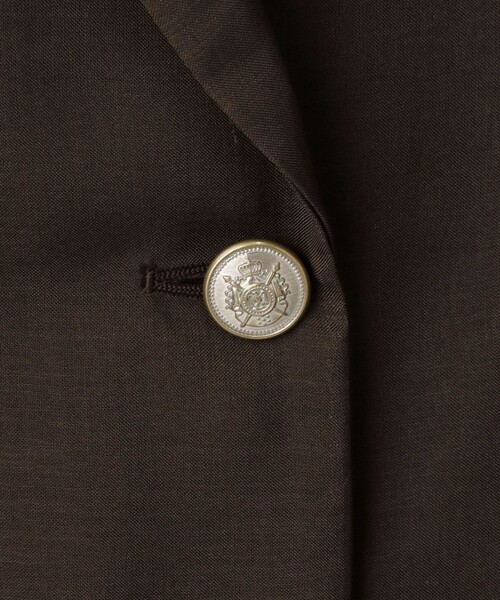 allureville（アルアバイル）の「ワルツシアーオーガンジャケット（テーラードジャケット・レディース・カーキ/ブラック/ブラウン・2）」の14枚目の写真