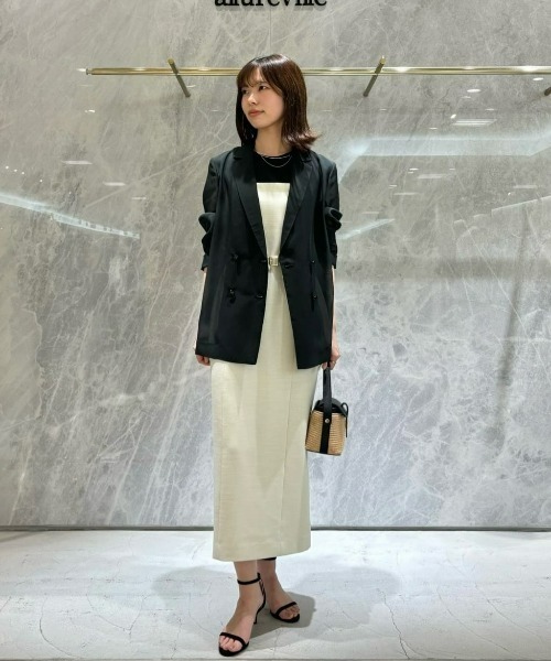 【こす】allureville ワルツシアーオーガンジャケット ワルツシアーオーガンジャケット | allureville (Women