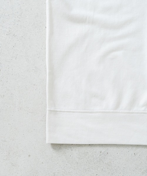 quadro（クオドロ）の「Himawariインレイ5分袖クルーネックプルオーバー（Tシャツ/カットソー・メンズ・グレー/グリーン/ダークネイビー/キナリ・LARGE/MEDIUM）」の11枚目の写真
