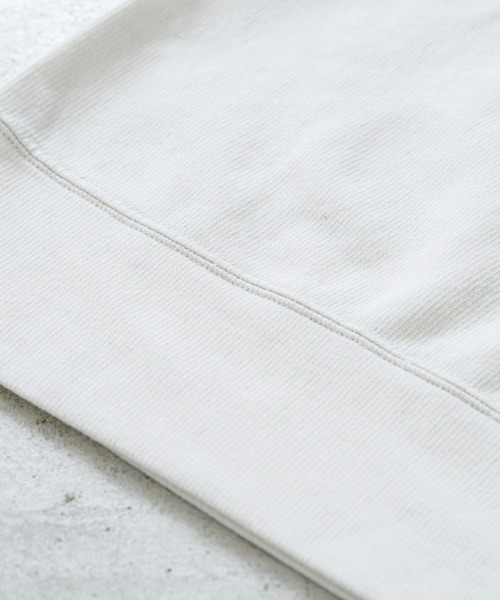 quadro（クオドロ）の「Himawariインレイ5分袖クルーネックプルオーバー（Tシャツ/カットソー・メンズ・グレー/グリーン/ダークネイビー/キナリ・LARGE/MEDIUM）」の12枚目の写真