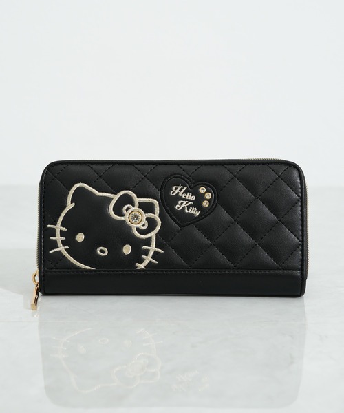 sanrio(サンリオ)の「【sanrio/サンリオ】 ラウンドロングウォレット(財布・レディース・ベージュ/アイボリー/ブラック・FREE)」の4枚目の写真