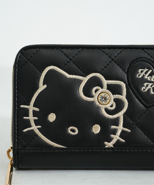 sanrio(サンリオ)の「【sanrio/サンリオ】 ラウンドロングウォレット(財布・レディース・ベージュ/アイボリー/ブラック・FREE)」の5枚目の写真