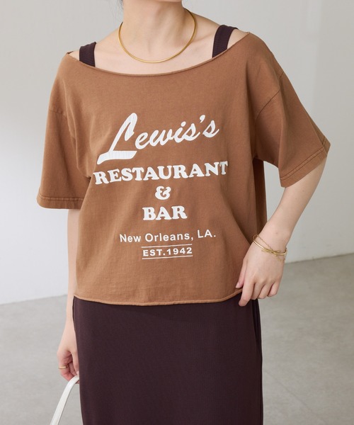 TENNESSEE RIVER/カットオフロゴTシャツ