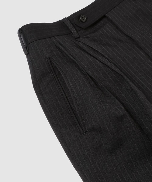 COMME des GARCONS HOMME ウール2タックスラックス XS WOOL ESTEL 2 TACK PANTS（スラックス）｜COMME des GARCONS