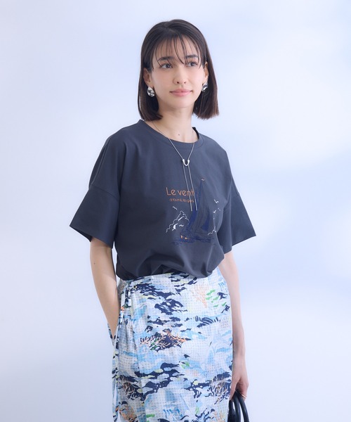 KATHARINE ROSS】ヴァンデ・グローブ刺繍Tシャツ（Tシャツ