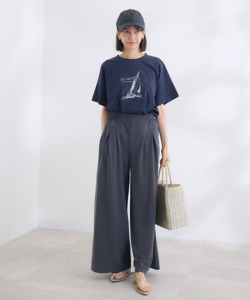 KATHARINE ROSS】ヴァンデ・グローブ刺繍Tシャツ（Tシャツ