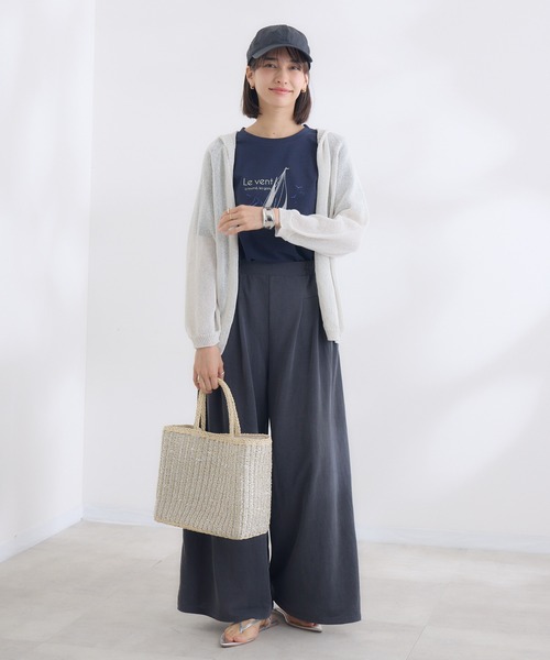 KATHARINE ROSS（キャサリンロス）の「【KATHARINE ROSS】ヴァンデ・グローブ刺繍Ｔシャツ（Tシャツ/カットソー・レディース・ホワイト/ネイビー/チャコールグレー・MEDIUM）」の20枚目の写真