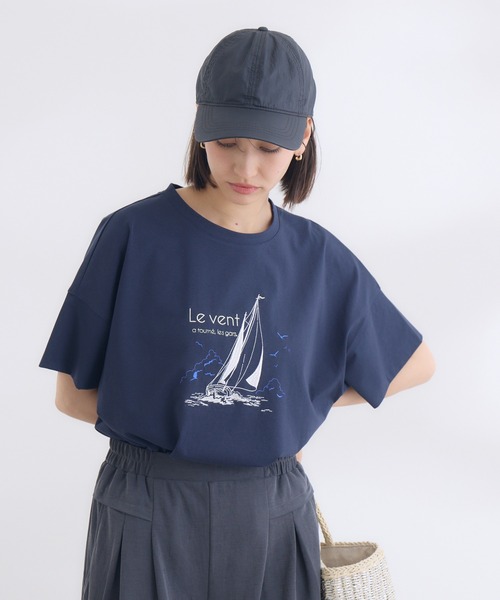KATHARINE ROSS】ヴァンデ・グローブ刺繍Tシャツ（Tシャツ