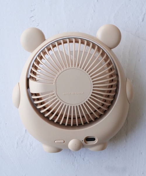 セール】【 Port / ポート 】 くまちゃん 卓上ファン ( USB Type