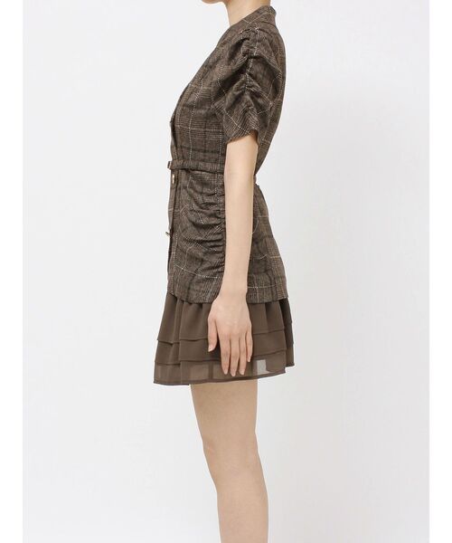 RESEXXY（リゼクシー）の「ヘムフリルテーラードミニワンピース