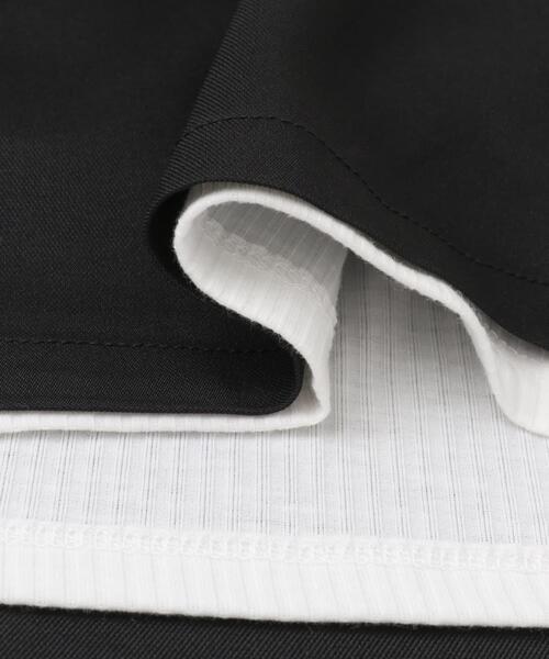 ITEMS URBANRESEARCH（アイテムズ アーバンリサーチ）の「インナー付きリネンライクセットアップ（ワンピース・レディース・ブラック系その他/ホワイト系その他・FREE）」の14枚目の写真