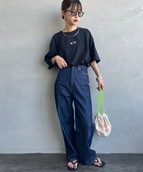 OAKLEY（オークリー）の「[OAKLEY/オークリー] ENHANCE COOL ワンポイントプリントTシャツ（Tシャツ/カットソー・メンズ・ブラック/ホワイト・S/M/L）」の9枚目の写真