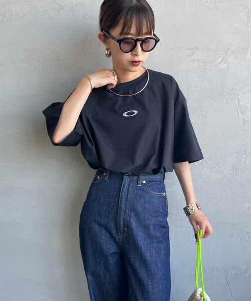 OAKLEY（オークリー）の「[OAKLEY/オークリー] ENHANCE COOL ワンポイントプリントTシャツ（Tシャツ/カットソー・メンズ・ブラック/ホワイト・S/M/L）」の7枚目の写真