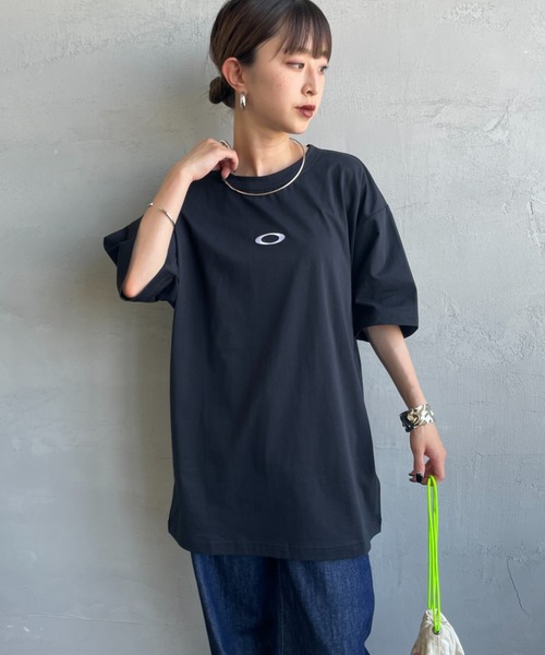 OAKLEY（オークリー）の「[OAKLEY/オークリー] ENHANCE COOL ワンポイントプリントTシャツ（Tシャツ/カットソー・メンズ・ブラック/ホワイト・S/M/L）」の11枚目の写真