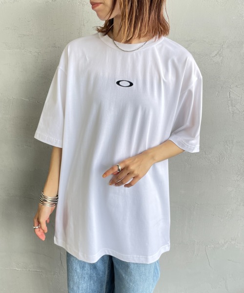 OAKLEY（オークリー）の「[OAKLEY/オークリー] ENHANCE COOL ワンポイントプリントTシャツ（Tシャツ/カットソー・メンズ・ブラック/ホワイト・S/M/L）」の6枚目の写真