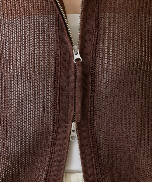 COLLAGE GALLARDAGALANTE（コラージュガリャルダガランテ）の「【OT】2WAYドルマンニットカーディガン/WEB限定カラー展開（カーディガン/ボレロ・レディース・ブラウン/ネイビー/マスタード・FREE）」の22枚目の写真