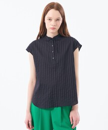 MACKINTOSH PHILOSOPHY - 【新品未使用タグ付】マッキントッシュフィロソフィー　シャツブラウス　ネイビー セール】フロントタックブラウス（シャツ/ブラウス