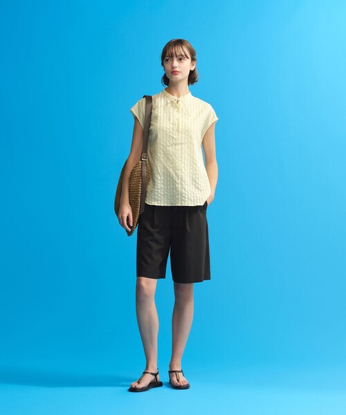 MACKINTOSH PHILOSOPHY（ﾏｯｷﾝﾄｯｼｭ ﾌｨﾛｿﾌｨｰ）の「カラミレースブラウス（シャツ/ブラウス・レディース・ダークネイビー/イエロー/オフホワイト・34/36/38）」の15枚目の写真