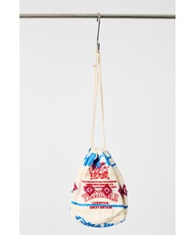 【 PEXWEAR / ペックスウェアー 】JQ DRAW STRING BAG / ジャガードドローストリングバッグ
