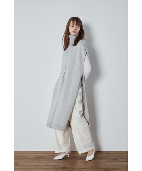【約2万 美品】LE PHIL ルフィル グロッシーサテンパンツ ワイドパンツ セール】ドライウールクロスタックパンツ（その他パンツ）｜LE