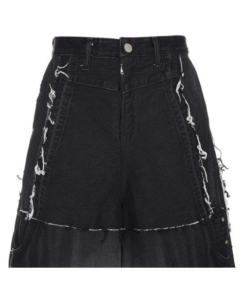 SURGERY（サージェリー）の「【SURGERY】remake denim bermuda pants