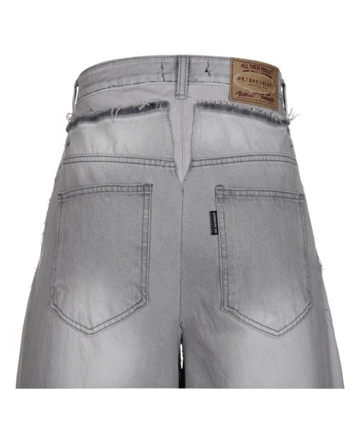 SURGERY（サージェリー）の「【SURGERY】remake denim bermuda pants